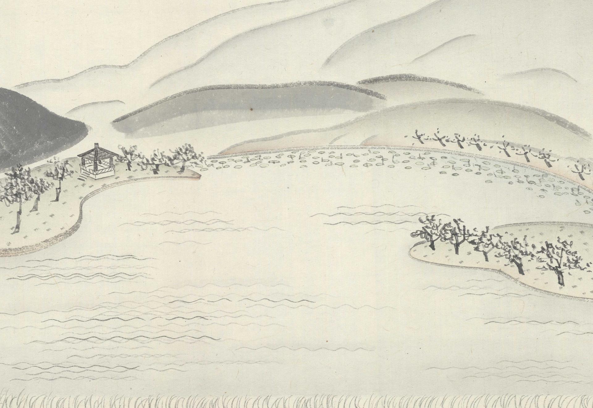 微風吹過大坡池